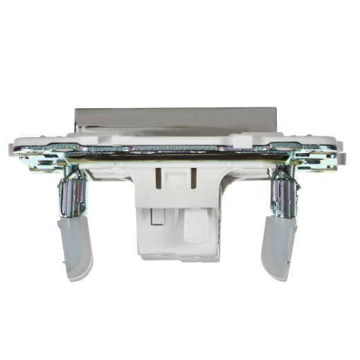 SKANDY Выключ. 1-кл. кнопоч. 10А SK-V14N никель IEK