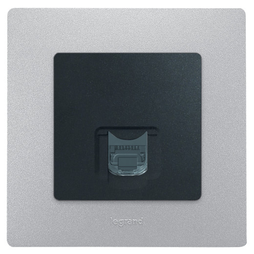 Рамка 1 пост - Legrand Etika - алюминий