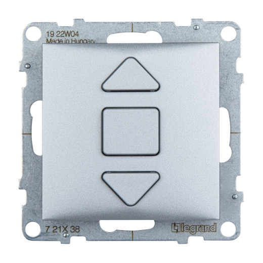 SUNO. Переключатель кнопочный для жалюзи и рольставней 6А 250В. Безвинтовые зажимы. Цвет 