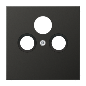 JUNG LS 990 Антрацит Накладка TV-SAT-FM розетки