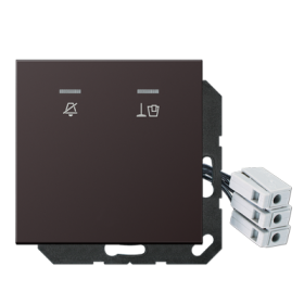 JUNG Накладка для внешнего DND-модуля с LED-лампами, 24 В, Dark