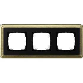 Gira ClassiX Бронза/Черный Рамка 3-ая