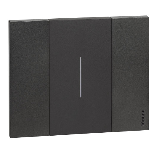 LIVING NOW. Декоративная рамка 2 модуля.Цвет Черный.