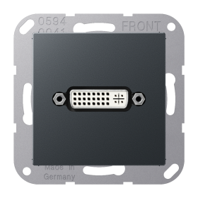 JUNG DVI, матовый антрацит