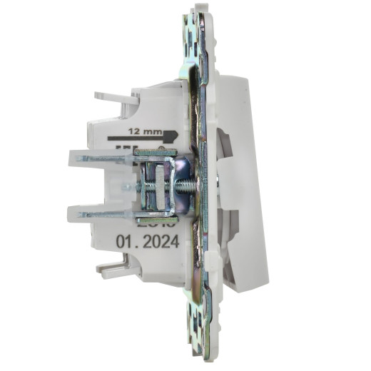 SKANDY Выключ. 2-кл. прох. 10А SK-V05W арк. бел. IEK