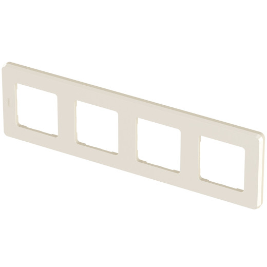 Рамка 4 поста - Legrand/Daccord Inspiria - слоновая кость