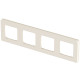 Рамка 4 поста - Legrand/Daccord Inspiria - слоновая кость