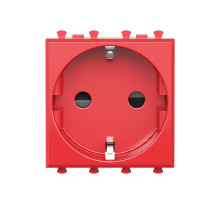 DKC Avanti Розетка модульная, 2P+E, с з/ш, 