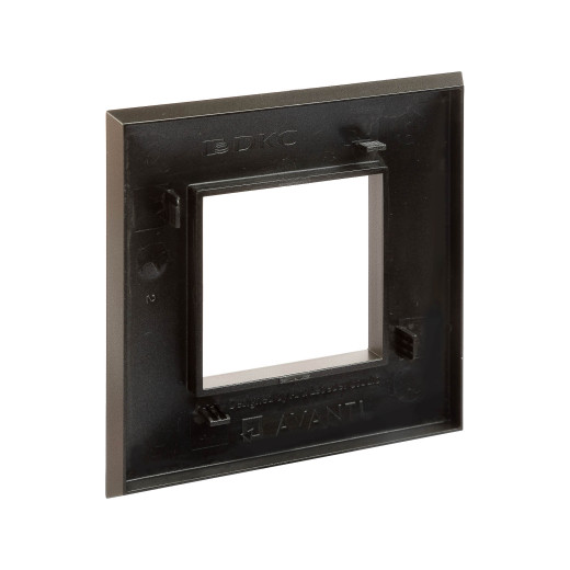 Рамка 1 пост (2 мод.), Avanti, серый жемчуг