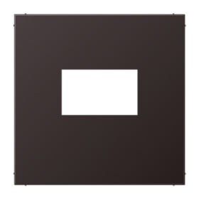 JUNG Kрышка (креплением шурупами) dark лакированный алюминий