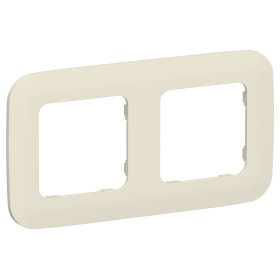 FLITE Рамка 2-мест. РУ-2-А-ФлСл сл IEK