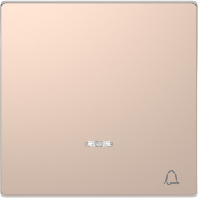 Schneider Electric Merten D-Life Шампань Клавиша с линзой для LED модуля, символ «звонок»