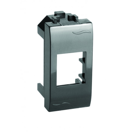 Адаптер для информационных разъемов Systimax, черный, 1мод.