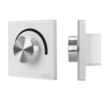 Arlight Панель SMART-P37-DIM-IN White (230V, 1.2A, TRIAC, Rotary, 2.4G) (IP20 Пластик, 5 лет)