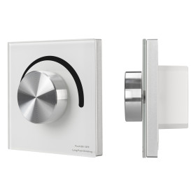 Arlight Панель SMART-P37-DIM-IN White (230V, 1.2A, TRIAC, Rotary, 2.4G) (IP20 Пластик, 5 лет)