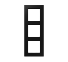 JUNG A 550 Черный матовый Рамка 3-ая