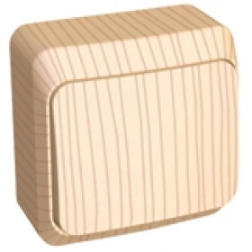 Systeme Electric Этюд наруж Дача Сосна Переключатель 1-клавишный