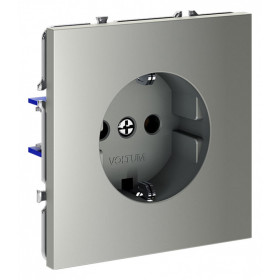 Розетка с заземлением, без рамки Voltum S70 VLS040105