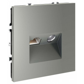 ТВ-розетка и розетка Ethernet RJ-45 без рамки Voltum S70 VLS060705