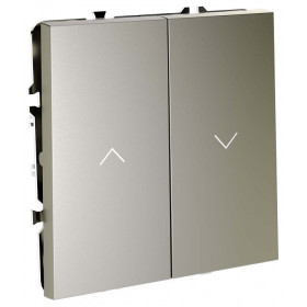 Выключатель для жалюзи без рамки Voltum S70 VLS020704