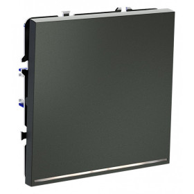 Выключатель одноклавишный с подсветкой без рамки Voltum S70 VLS010206