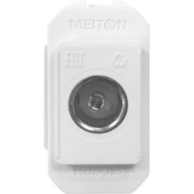TV розетка 1 модульная MEITON A4202D