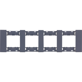 Рамка 4-ая цвет-Грифель матовый MEITON AA4802M4AL