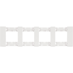 Рамка 4-ая цвет-белый матовый MEITON AA4802M4AW