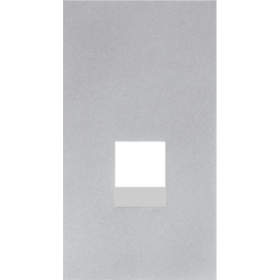 Интернет RG-45/RG11 накладка 2 модульная цвет-серый матовый MEITON AS07M2