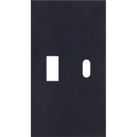 Usb+type c наклодкой 2--ух модульная цвет-черный матовый MEITON AG12C