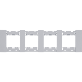 Рамка 4-ая цвет-серый матовый MEITON AA4802M4AS