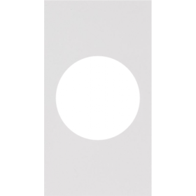 Накладка на розетку 220V с/з со шторками 16A (Белый матовый) MEITON AW04