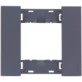 Рамка 1-ая цвет-Грифель матовый MEITON AA4802AL