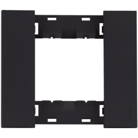 Рамка 1-ая цвет-черный матовый MEITON AA4802AG