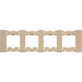 Рамка 4-ая цвет-шампань матовый MEITON AA4802M4ACH