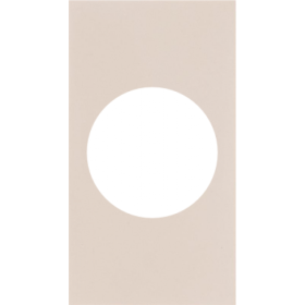 Накладка на розетку 220V с/з со шторками 16A (песочный матовый) MEITON AM04