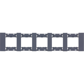 Рамка 5-ая цвет- грифель матовый MEITON AA4802M5AL