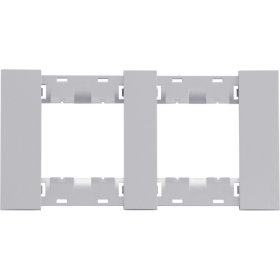 Рамка 2-ая цвет-серый матовый MEITON AA4802M2AS