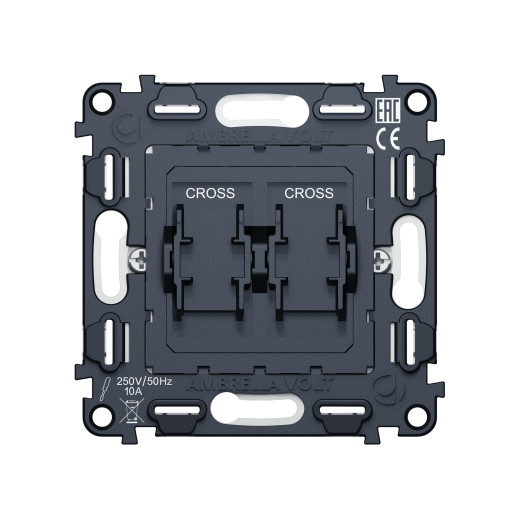 VM125 Механизм 2-клавишного перекрестного выключателя 10A-250V QUANT