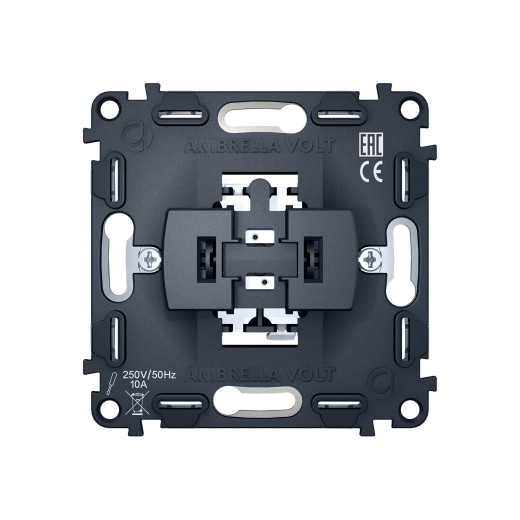 VM105 Механизм 1-клавишного проходного выключателя 10A-250V QUANT