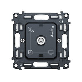 VM199 Механизм TV розетки оконечной экранированной 5-1000MHz 3dB QUANT