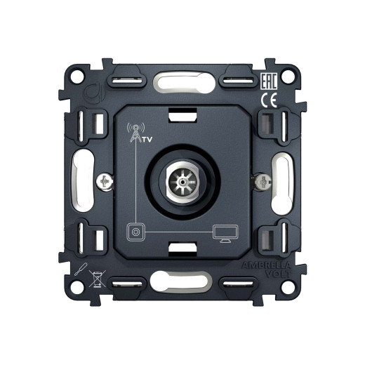 VM202 Механизм TV розетки оконечной 50-870 MHz 1dB QUANT