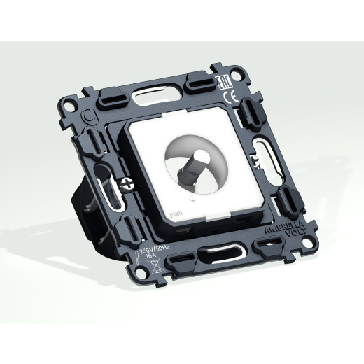 VM1381 Механизм терморегулятора с датчиком для теплого пола с подсветкой 16A-250V QUANT (EXTRA CONTROL)