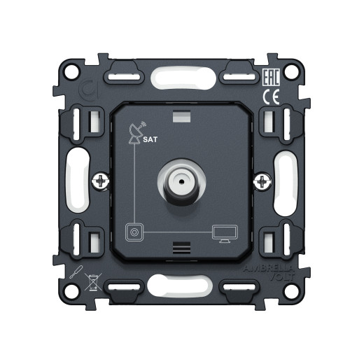 VM215 Механизм TV розетки SAT 5-2400MHz 3.5dB QUANT