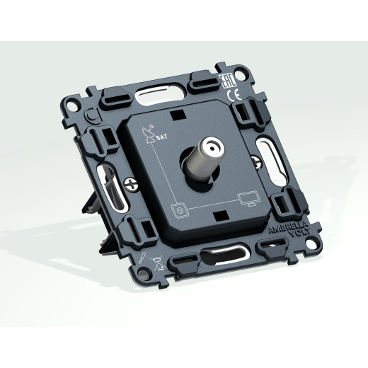 VM215 Механизм TV розетки SAT 5-2400MHz 3.5dB QUANT