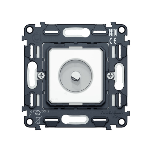 VM1381 Механизм терморегулятора с датчиком для теплого пола с подсветкой 16A-250V QUANT (EXTRA CONTROL)