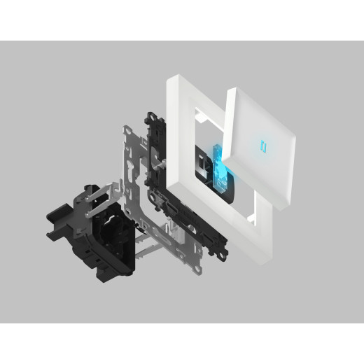 VM115 Механизм 2-клавишного выключателя 10A-250V QUANT