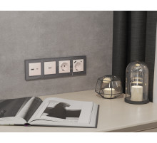 MA206010 Комплект механизма электрической розетки ALFA Жемчуг с/з на винтовых зажимах QUANT (AP2060, VM141)