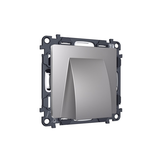 MA515810 Комплект вывода кабеля с фиксатором ALFA Сталь матовый QUANT (AP5158, VM238)