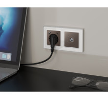 MA643005 Комплект механизма TV розетки оконечной экранированной 5-1000MHz 3dB ALFA Темная бронза матовый QUANT (AP6430, VM199)